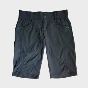 Title Nine Shorts Womens Size 6 Solid Grey Gray Active Recycled Clamber Hiking